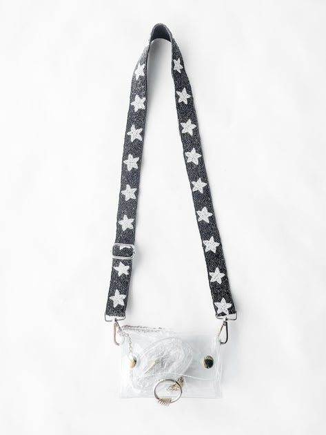 Star Beaded Purse Strap Black – Clothe Boutique