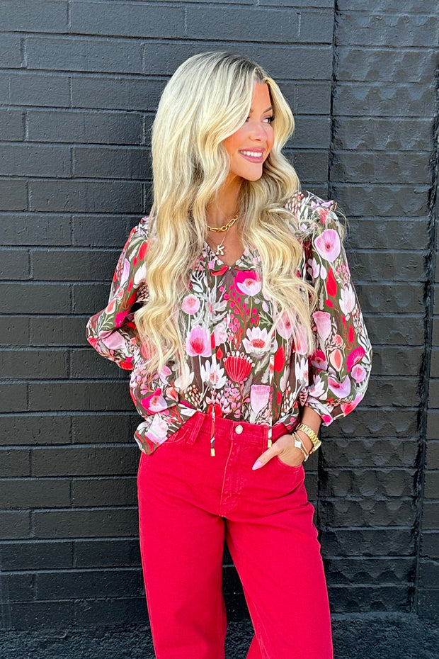 RAYE FLORAL TOP