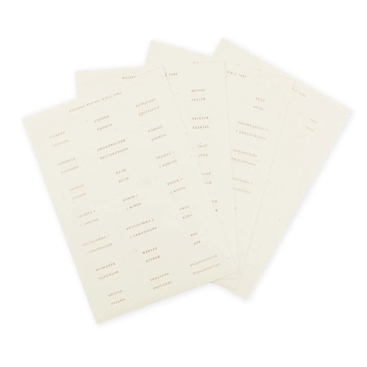 GOLD FOILING BIBLE TAB SET