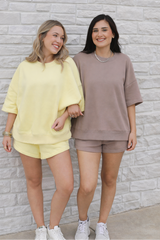 Malibu Lounge Drop Shoulder Top