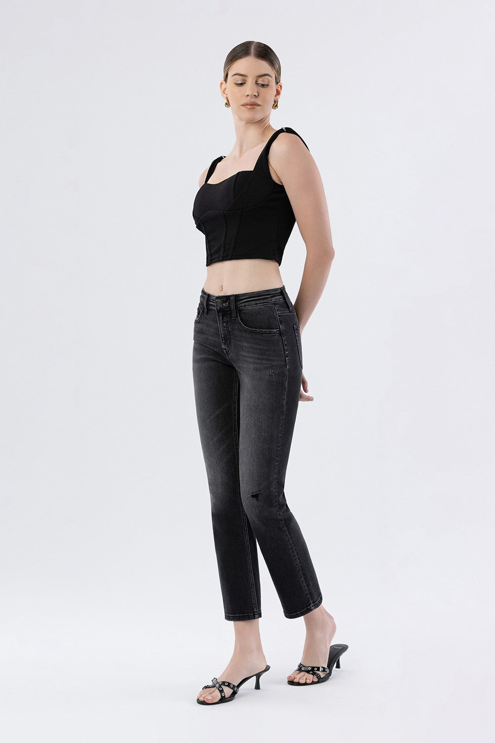 Whole Heart Ankle Slim Jean