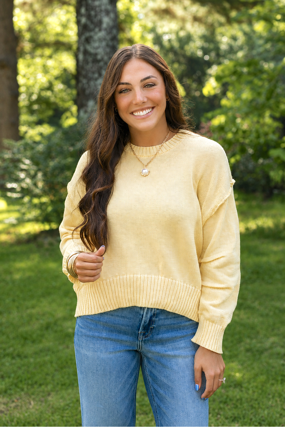 Oversized Knit Pullover Sweater