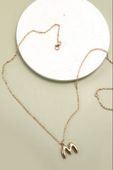 Bubble Balloon Initial Necklace