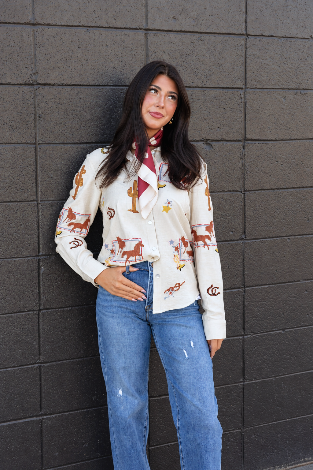 Western Embroidered Shirt