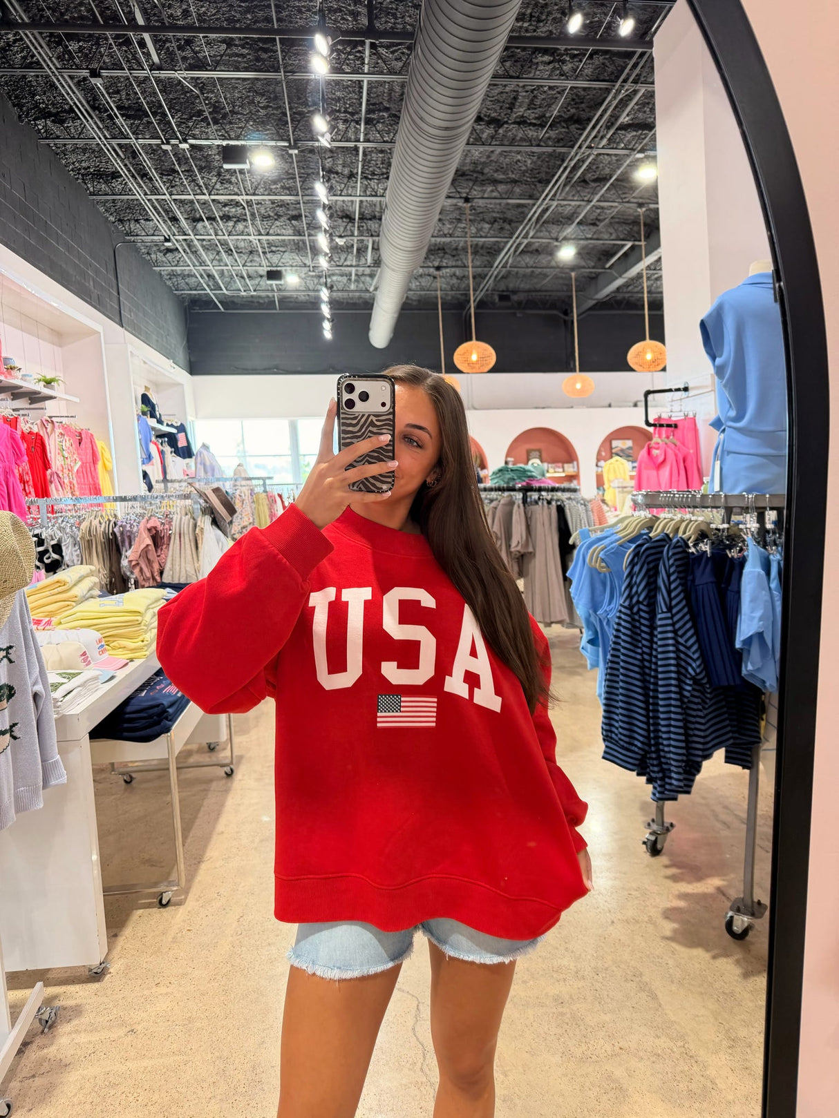 Usa Flag Mockneck