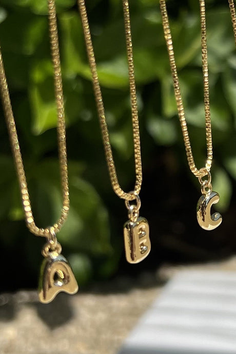 Initial Letter Necklace