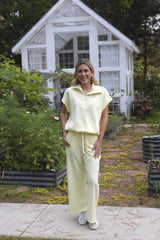 Scuba Cropped Wide Pant