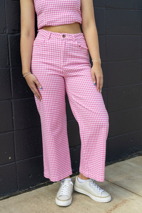 Gingham Pants