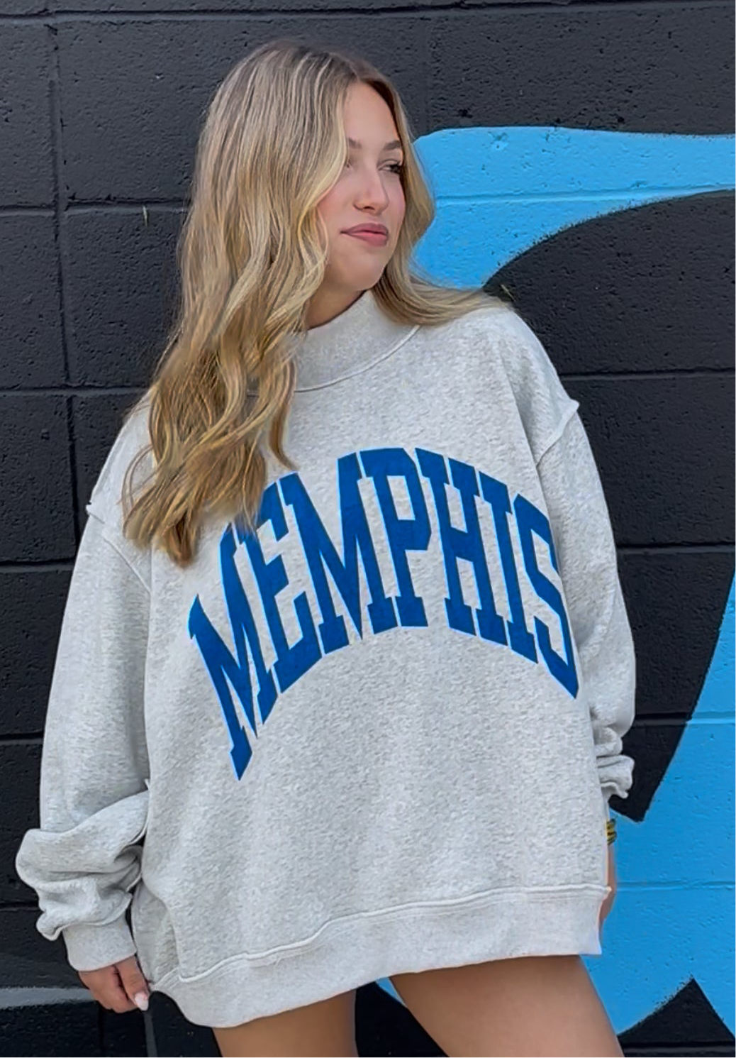 MEMPHIS REVERSE MOCKNECK