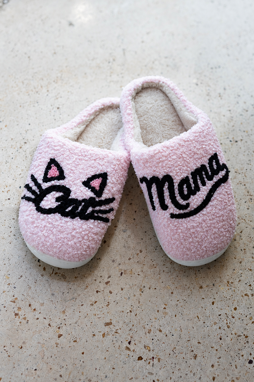 Cat Mama Slippers