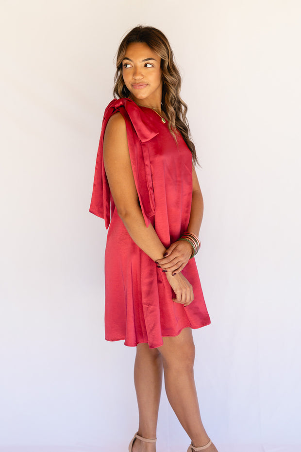 ONE SHOULDER DRAPE DRESS