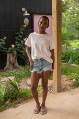 Pigment Washed Cotton Tee