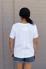 Pigment Washed Cotton Tee
