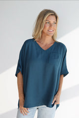 STAPLE POCKET TOP