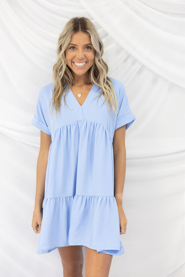 JULIET WOVEN TIERED DRESS