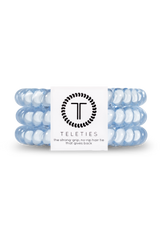 Spiral Hair Coils | Small | Washed Denim Hair Ties