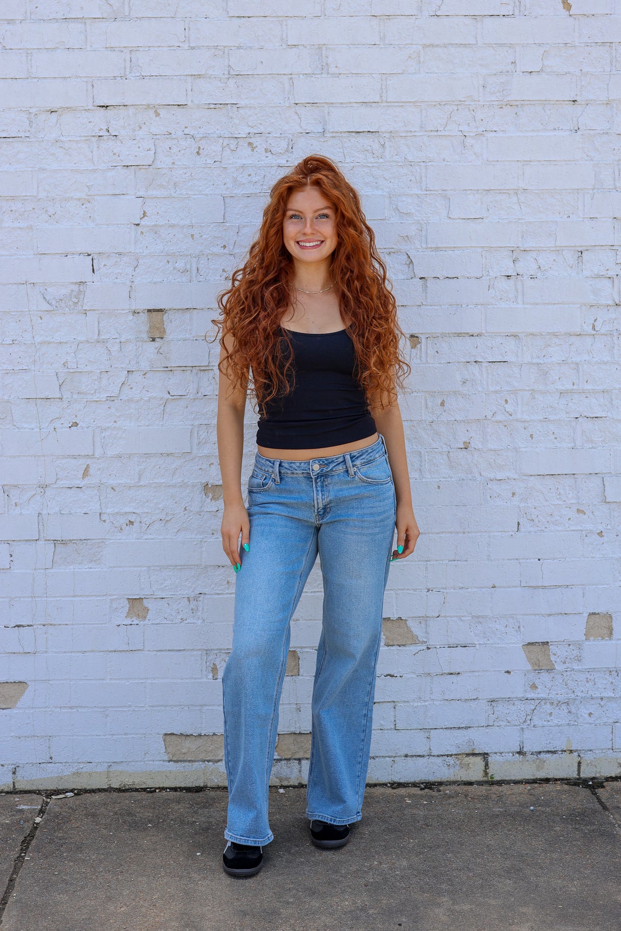 Low Rise Baggy Jeans