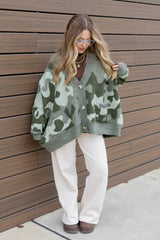 OVERSIZED CAMO CARDI