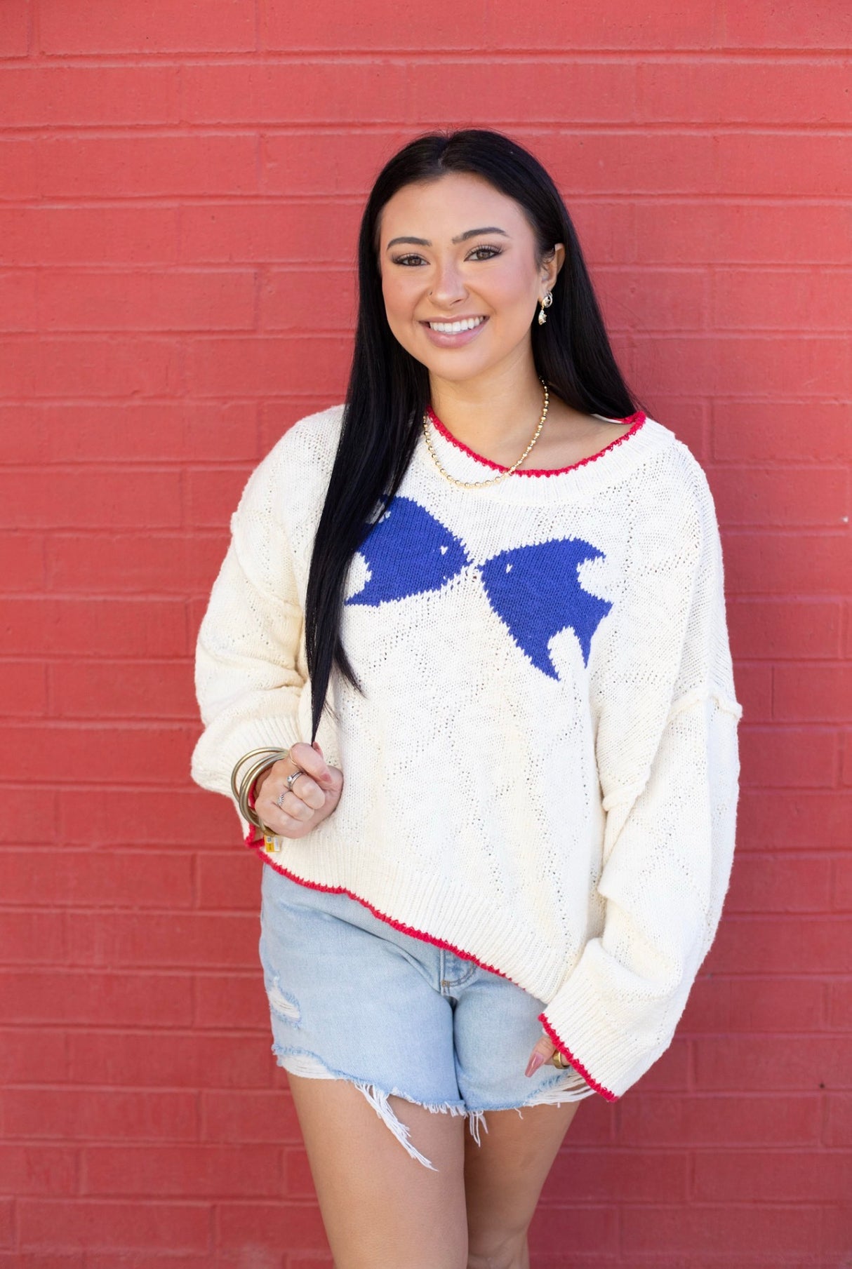 Kissing Fish Sweater