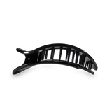 Round Flat Hair Clip | Small | Jet Black