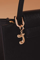 Initial Bag Charm Keychain