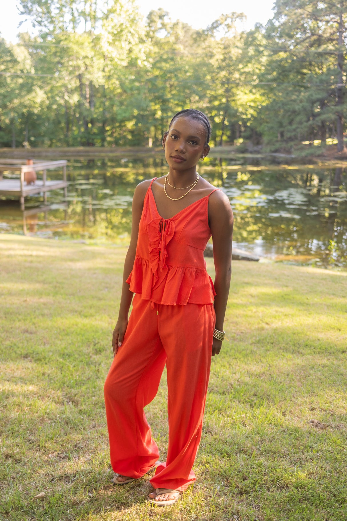 Chili Drawstring Pants