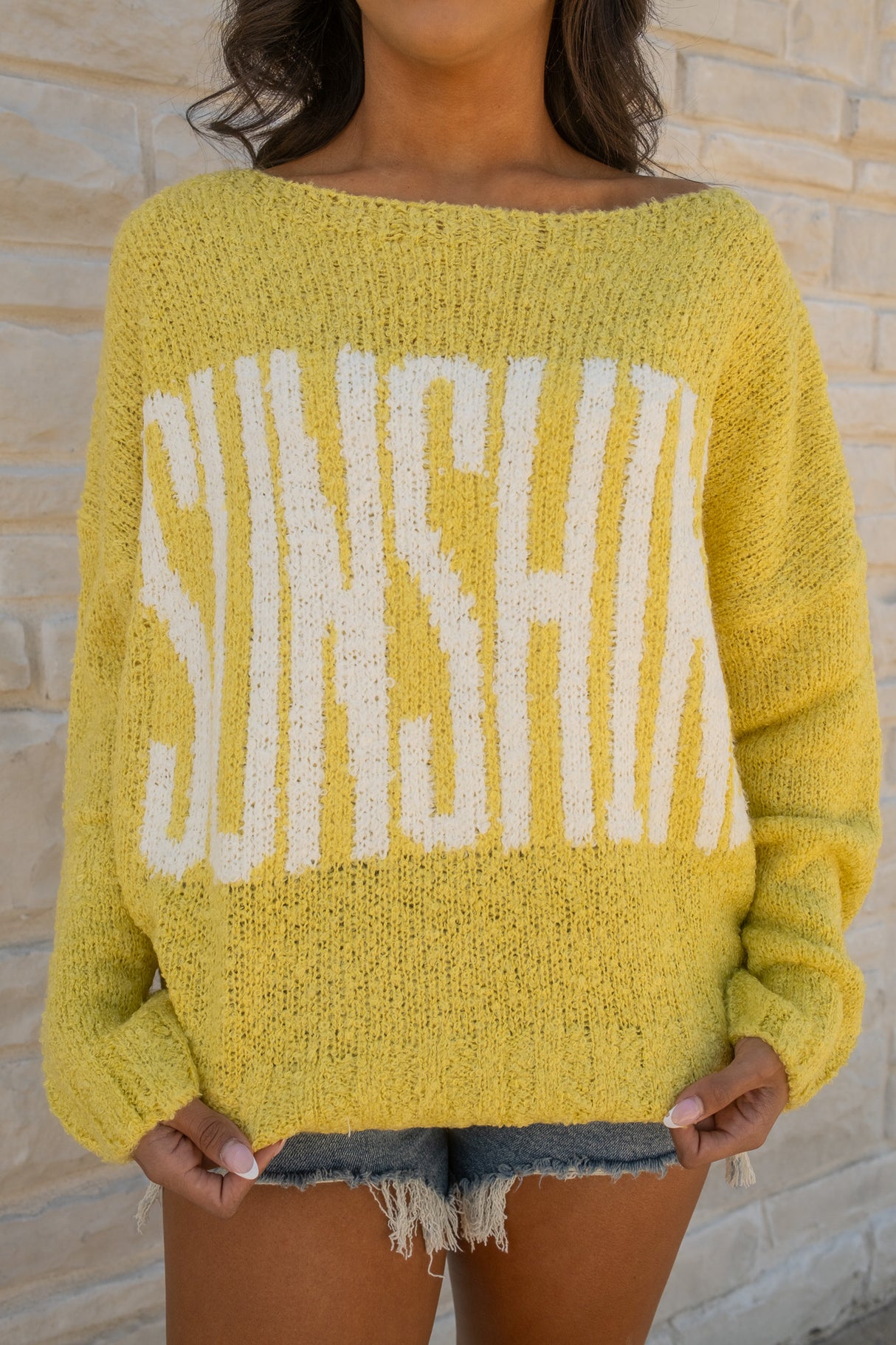 Sunshine Boatneck Soft Sweater