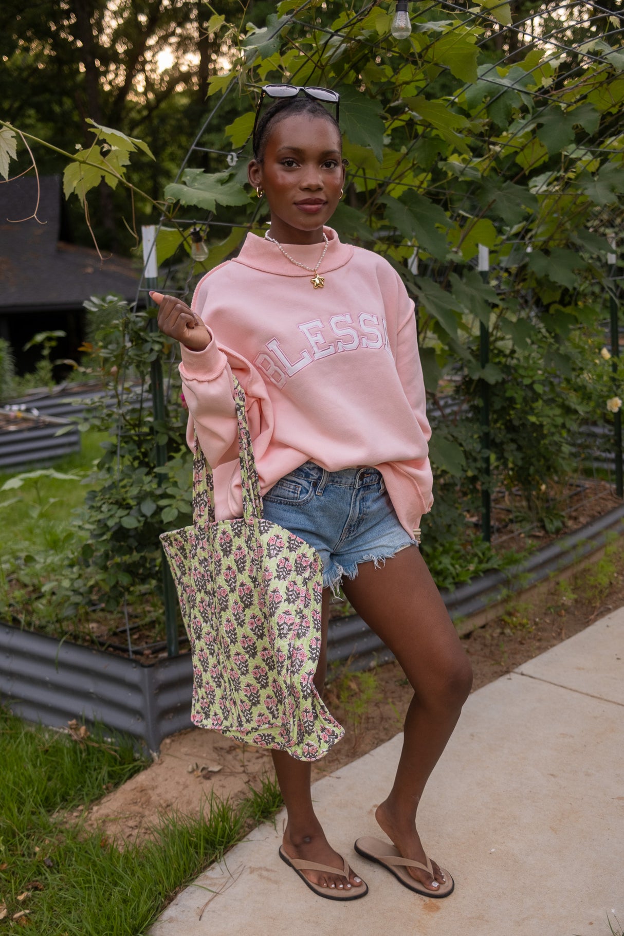 Blessed Mockneck Sweatshirt