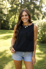 Game Day Denim Top