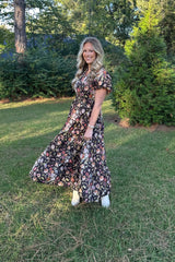 DEVON FLORAL MIDI DRESS