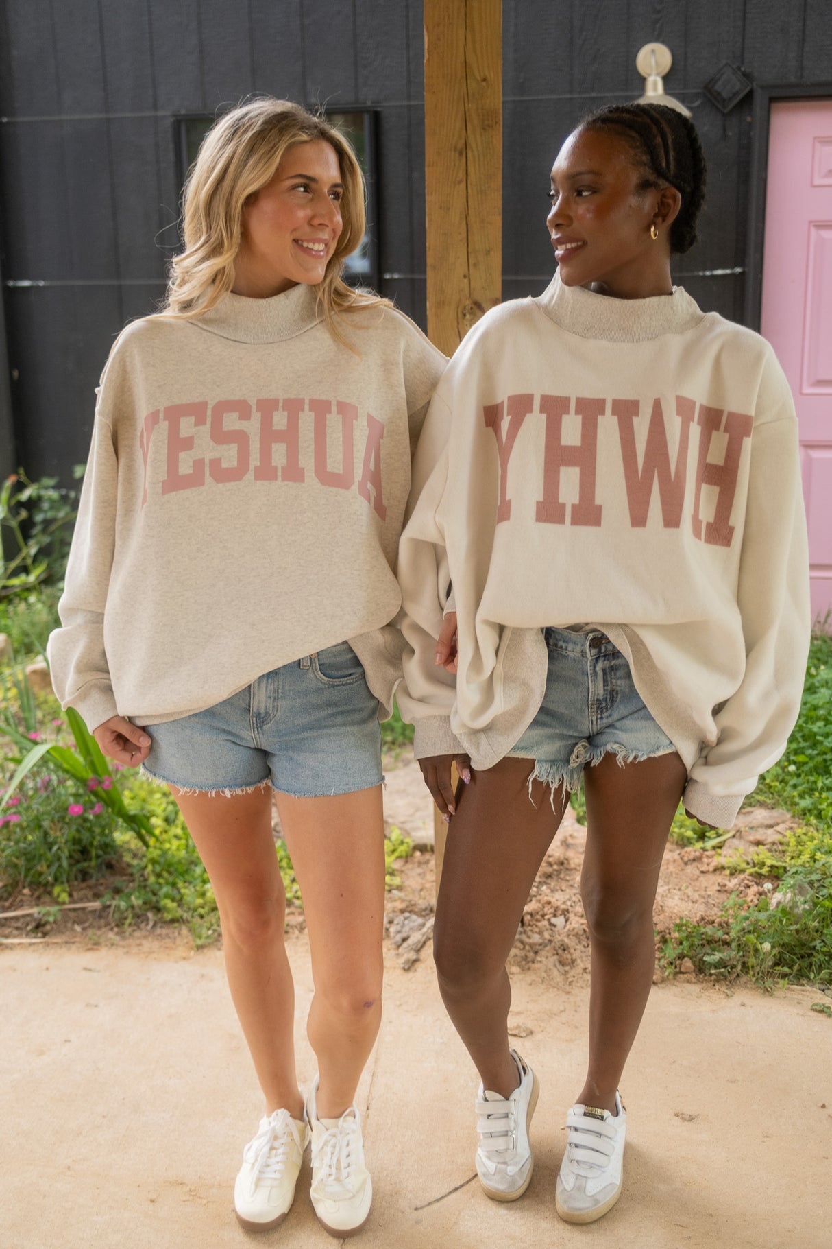Yeshua / YHWH Reverse Mockneck