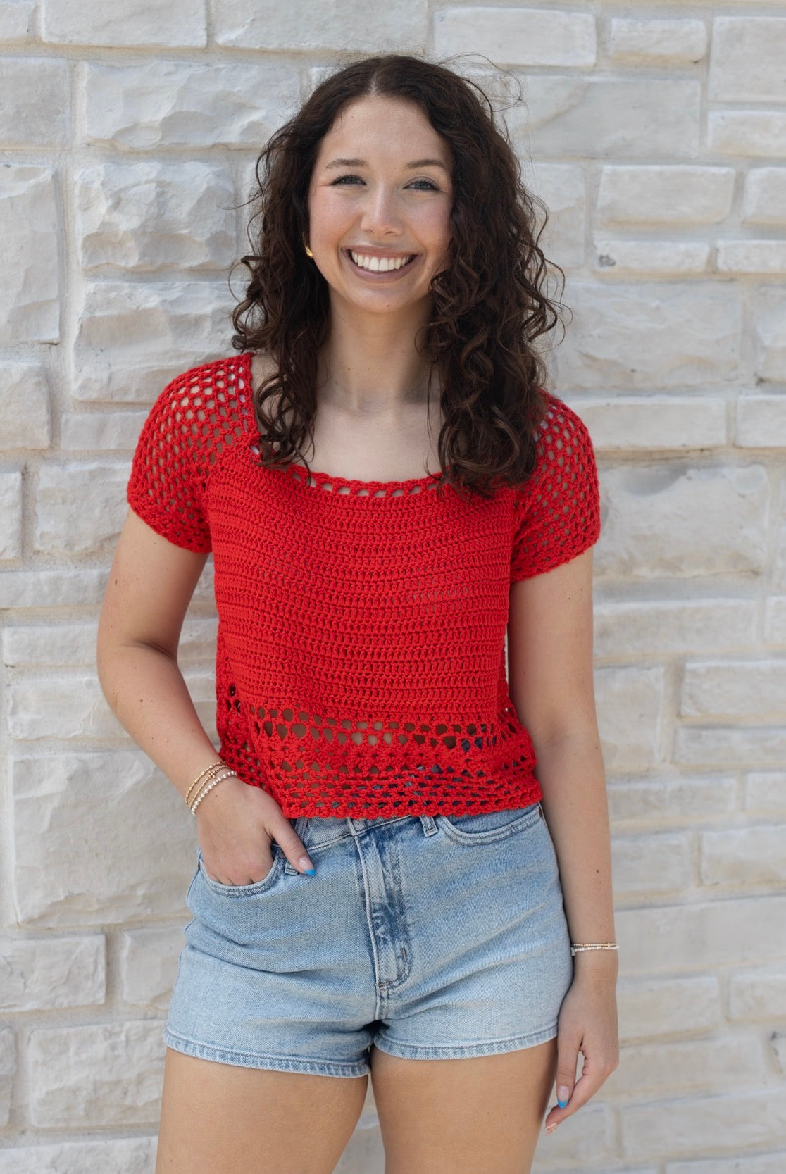 Crochet Crop Sweater