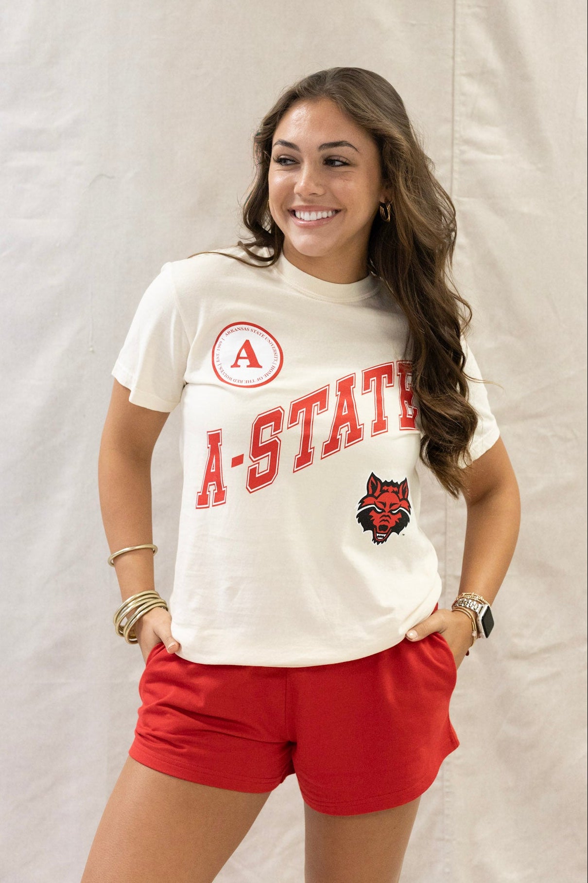 ARKANSAS STATE BADGE TEE