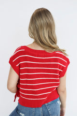 STRIPE MINI SWEATER VEST