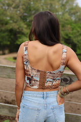 Horse Stitch Detail Corset