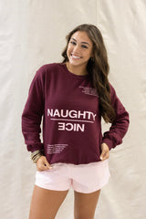NAUGHTY NICE SWEATSHIRT
