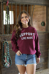 Live Music Sweatshirt