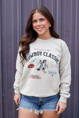 Cowboy Classic Patchwork Sweatshirt