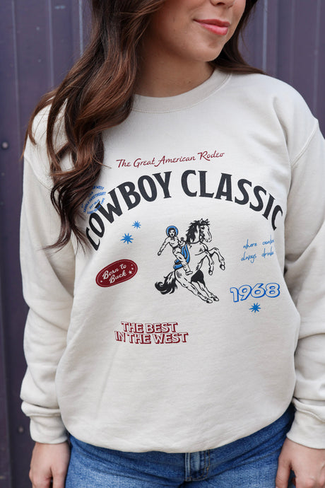 Cowboy Classic Patchwork Sweatshirt