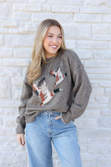 DUCK KNIT SWEATER