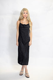 LOVESONG VELVET MIDI DRESS