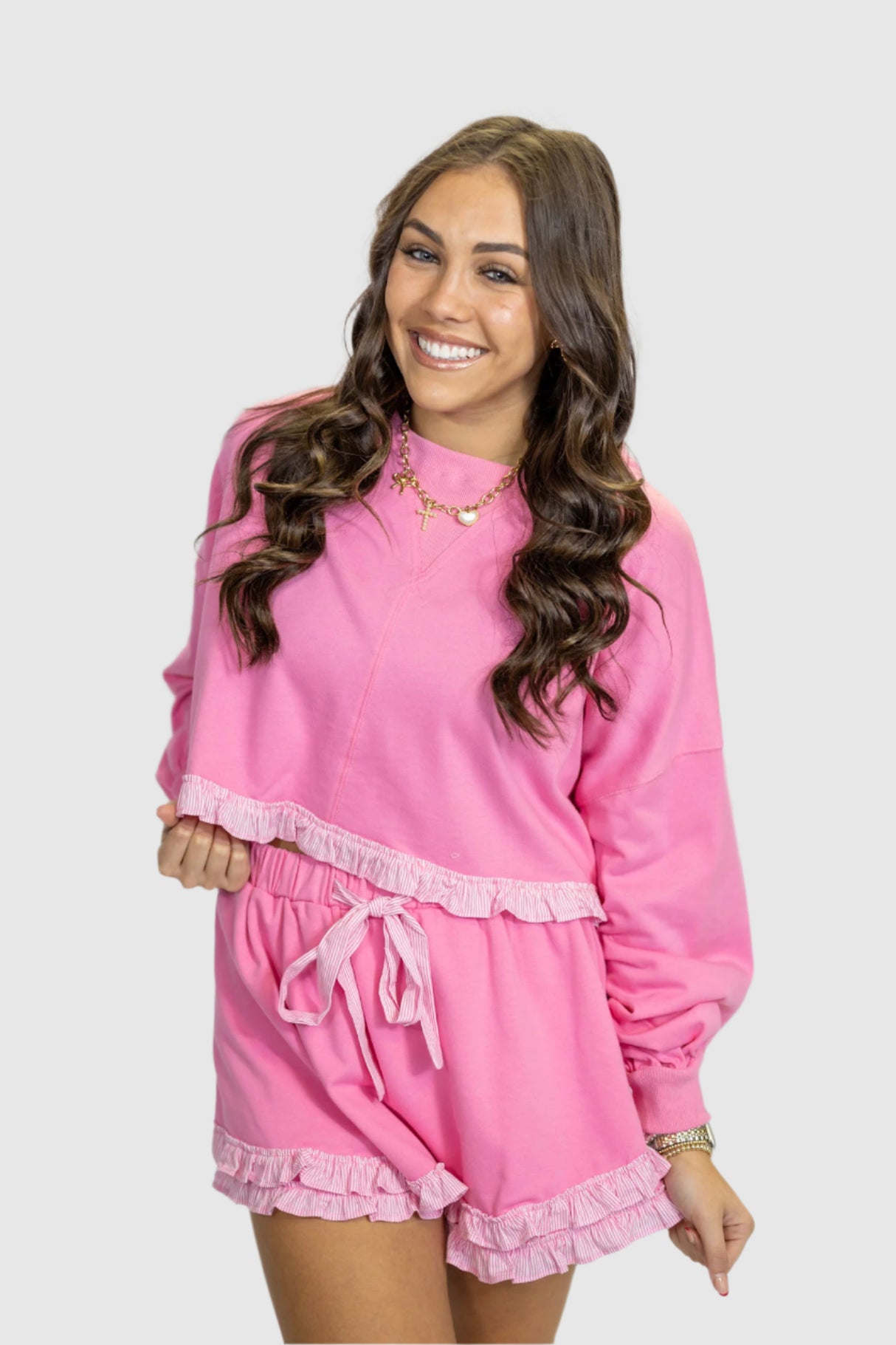 RUFFLE FRILL PJ SHORTS