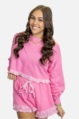 RUFFLE FRILL PJ TOP