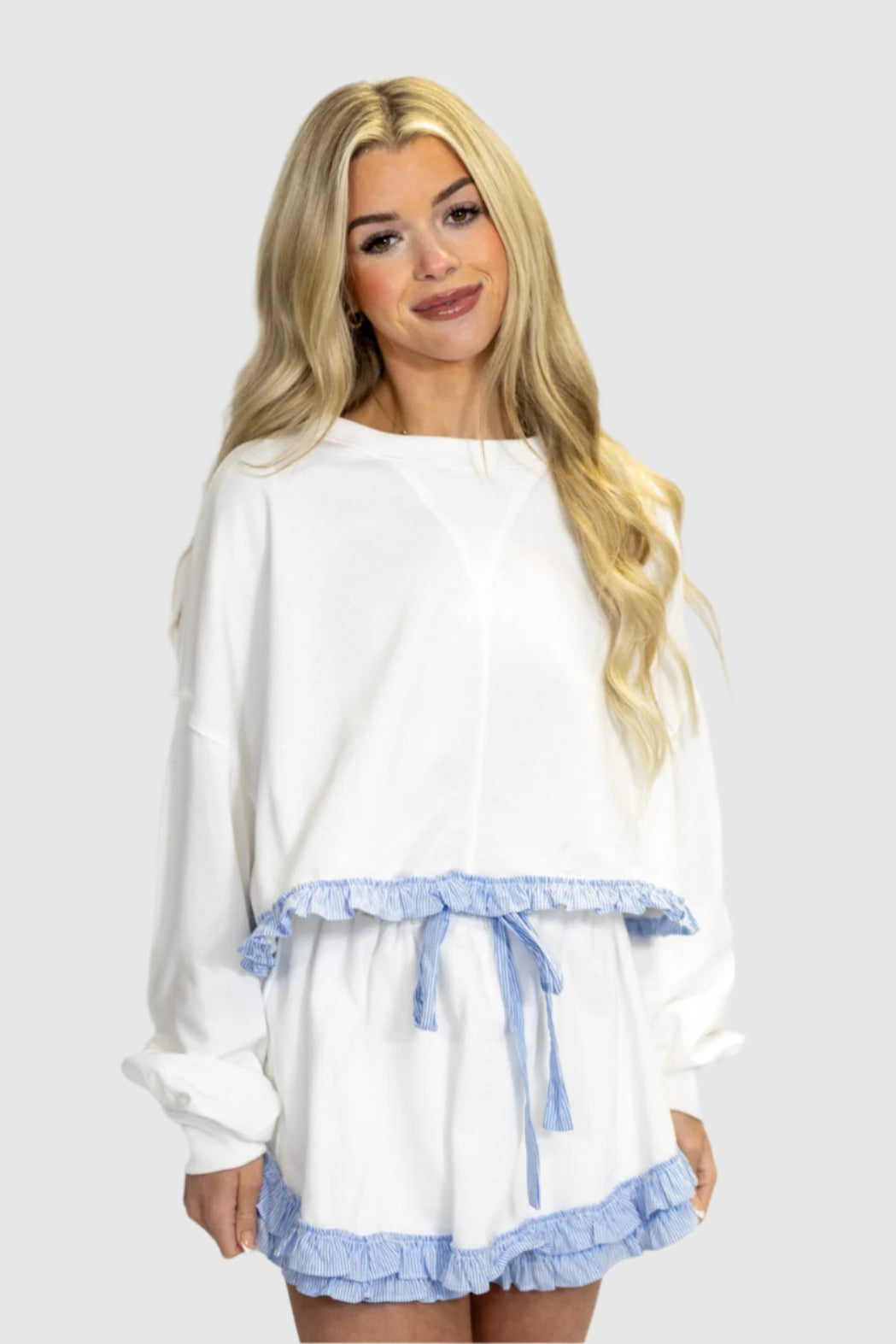 RUFFLE FRILL PJ SHORTS