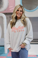 Mother Star Pink Mock Neck