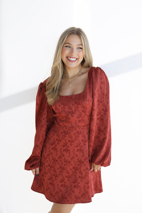 MORGAN LS MIDI DRESS