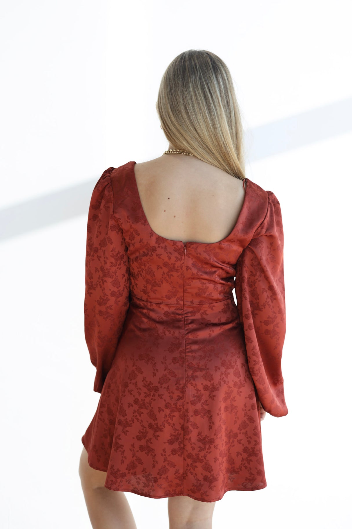 MORGAN LS MIDI DRESS