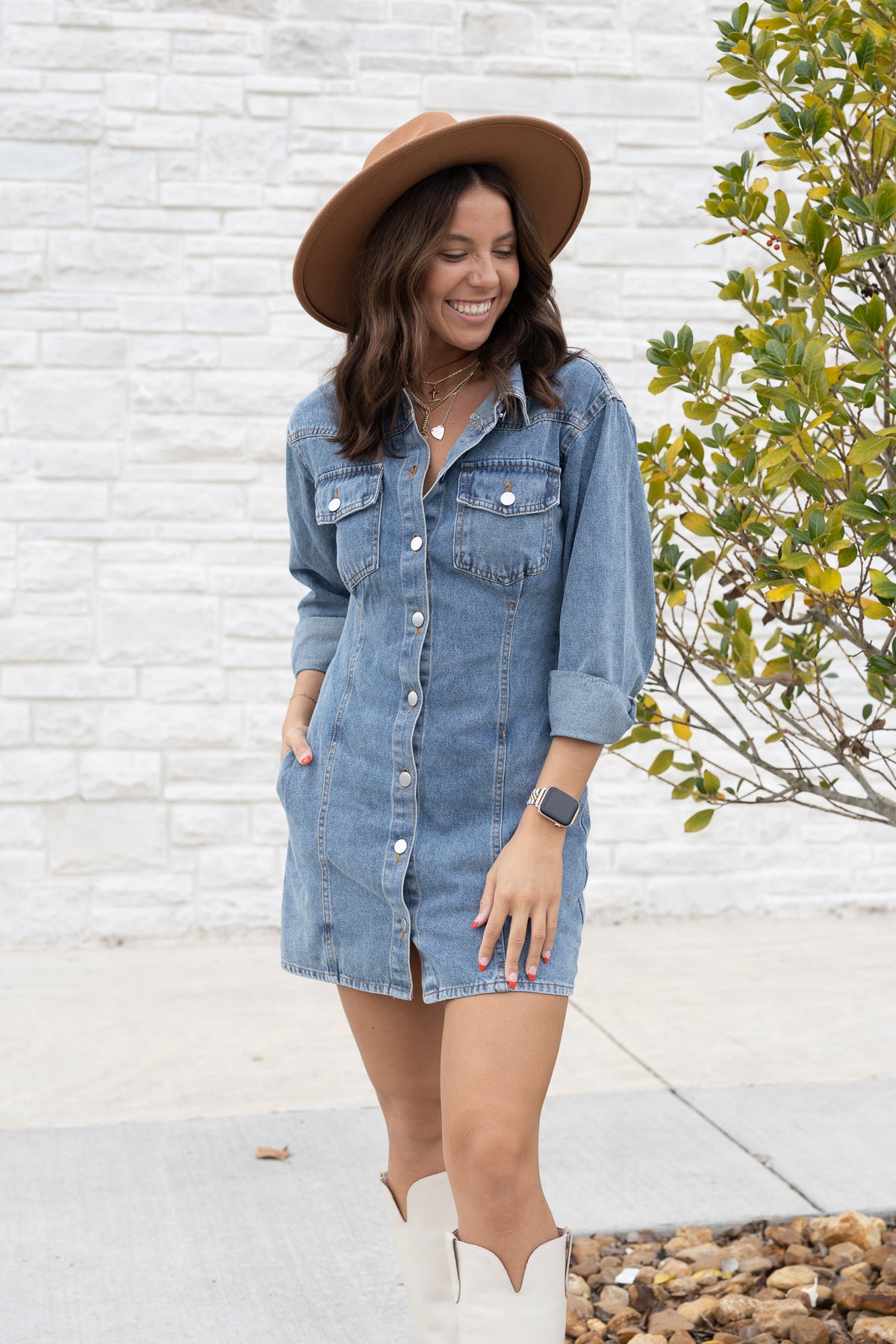 DENIM SHIRT DRESS – The Refinery