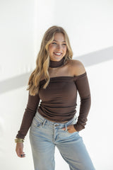 Ciao Chocker Sweater Top