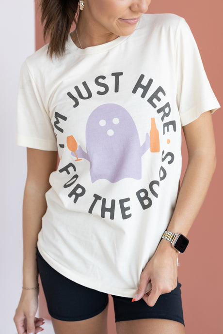 HERE FOR THE BOOS SWEATSHIRT
